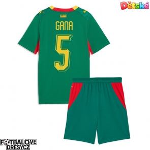 Senegal Idrissa Gueye #5 Dětské Venkovní dres komplet MS 2026 Krátký Rukáv (+ trenýrky)